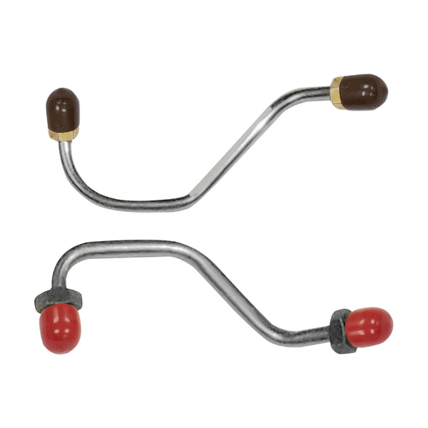 1991-1996 Chevrolet Caprice Impala SS, Sedan Wagon 4dr, Master Cylinder Brake Line Kit - 2pc - OE Steel