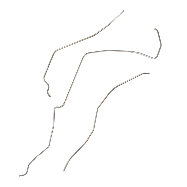 1962-64 Chevrolet Impala Wagon 3/8" Main Fuel Lines 3pc, OE Steel