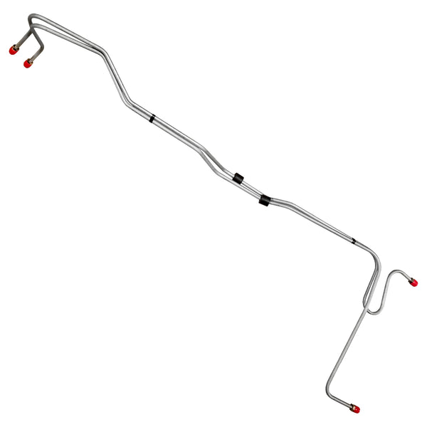 1967-68 Chevrolet Impala Big Block T400 (12" Spacing and Expansion Loop) 5/16" Trans Cooler Lines 2pc, OE Steel