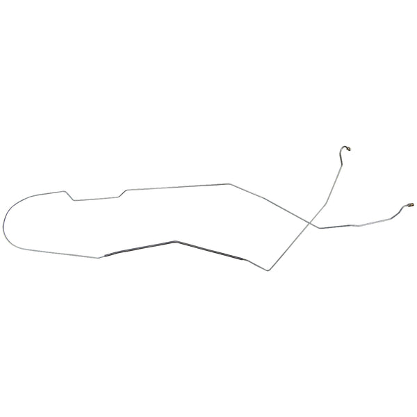 1964 GM A-Body Hardtop 3/16" F to R Brake Line 1pc, OE Steel