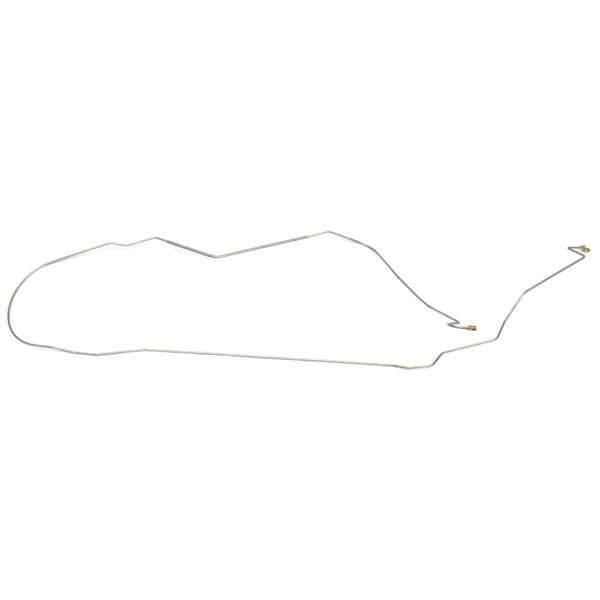 1965 GM A-Body Convertible 3/16" F to R Brake Line 1pc, OE Steel