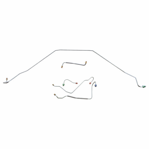 1967 Chevrolet Chevelle/Malibu/SS Power Disc Front Brake Line Kit 5pc, OE Steel