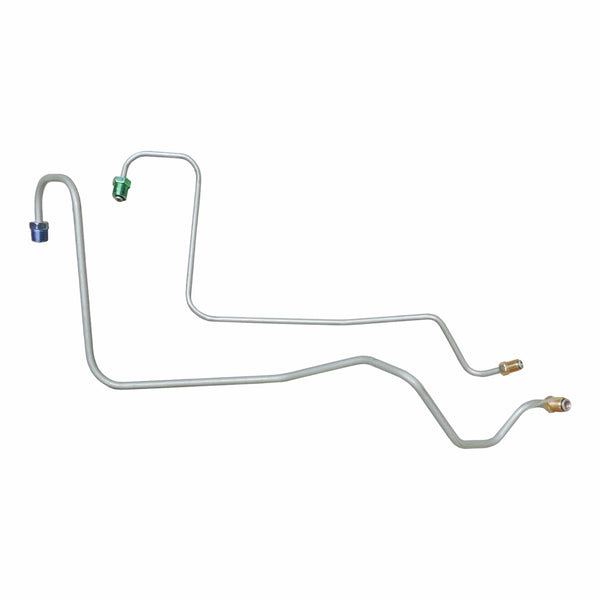 1967 Chevrolet A-Body (All Models) Power Drum M/C Lines 2pc Kit, OE Steel