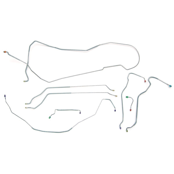 1968 Chevrolet Chevelle SS (Only) Hardtop Power Disc Brake Line Kit 8pc, OE Steel