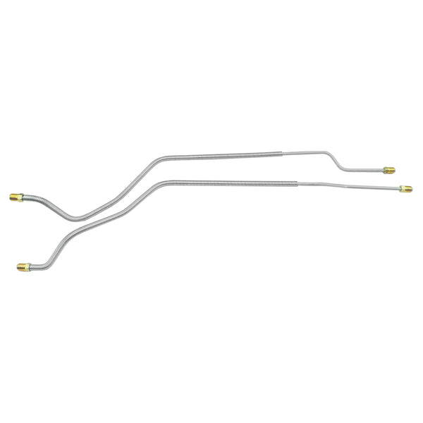 1968-72 Chevrolet Chevelle 1970-72 Monte Carlo Rear Axle Disc Brake Lines 2pc, OE Steel