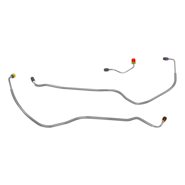 1970 Chevelle, El Camino, GTO, 442, GS, Wagon, 4 Door, 1970 Pontiac Grand Prix, Power Disc, Master Cylinder Lines, 3pc, OE Steel