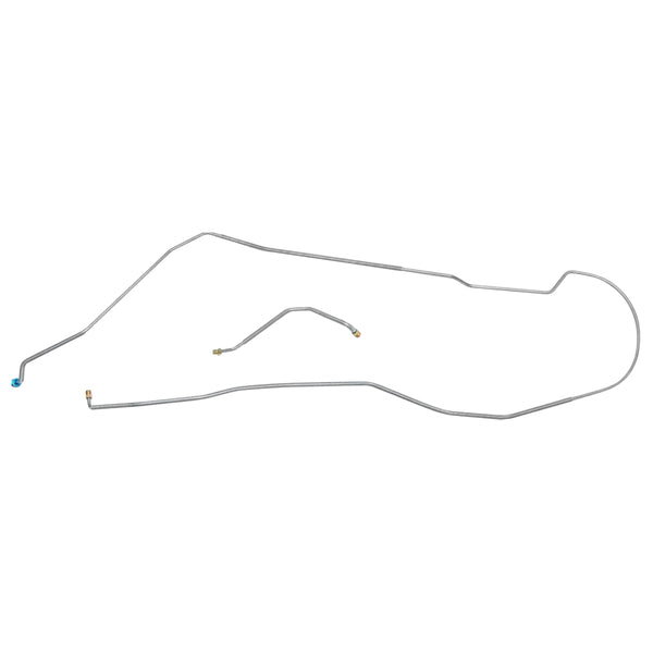 1970 Chevrolet Chevelle Malibu SS Hardtop Disc Brake 1/4" F to R Brake Lines 2pc, OE Steel