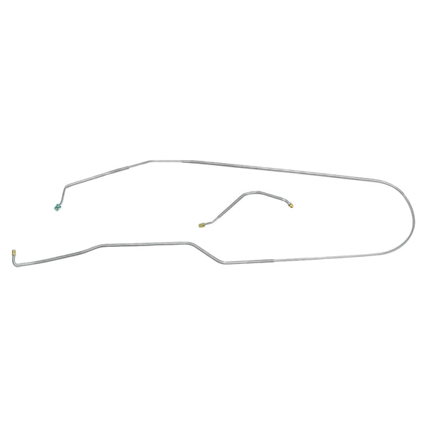 1970 Chevrolet Chevelle Malibu Convertible Disc Brake (Only) F to R Brake Lines 2pc, OE Steel