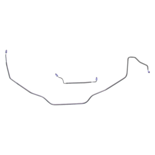 1971-72 Chevrolet Chevelle 3/16" Right & Left Front Disc Brake Lines 2pc, OE Steel