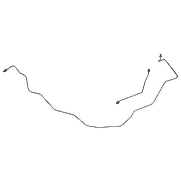 1973-75 Chevrolet/Buick/Oldsmobile A-Body 3/16" Right/Left Front Disc Brake Lines 2pc, OE Steel