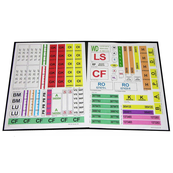 Concourse Detail Decals 1972 Chevrolet Chevelle / SS LS3 Convertible