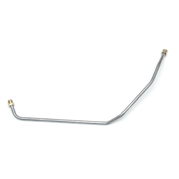 1970-71 Chevrolet Chevelle 350CID 2bbl Front Inlet Carb (RPO/L65) 3/8" Pump to Carb Line 1pc, OE Steel