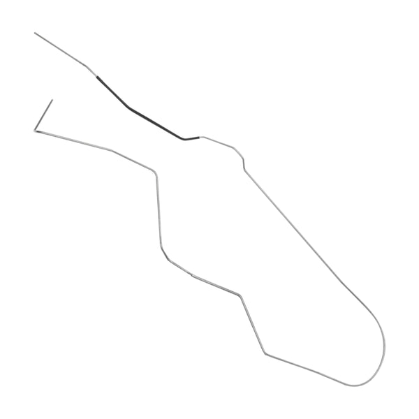 1964-67 Chevelle/Malibu/SS Convertible Only 1/4" Fuel Return Line (Square Bend at Rear), OE Steel