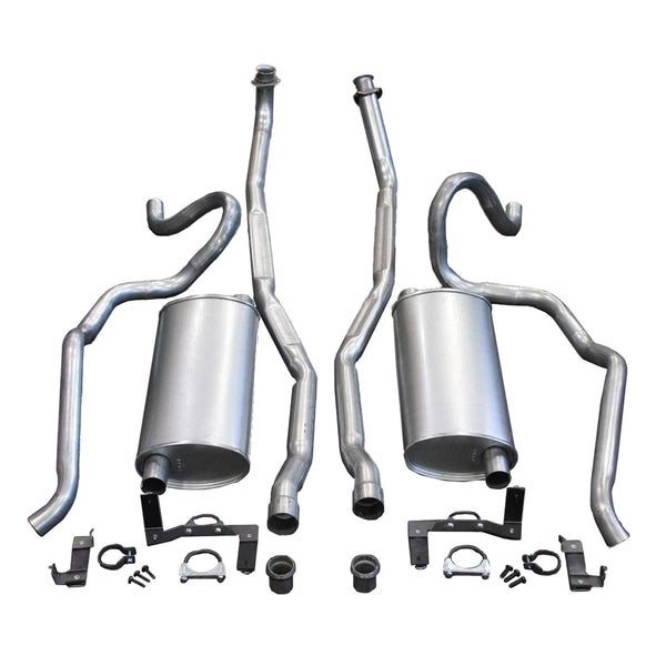 1968 Chevelle Small Block Dual Exhaust Includes With 2-1/4" Head Pipes, 2" Tail Pipes