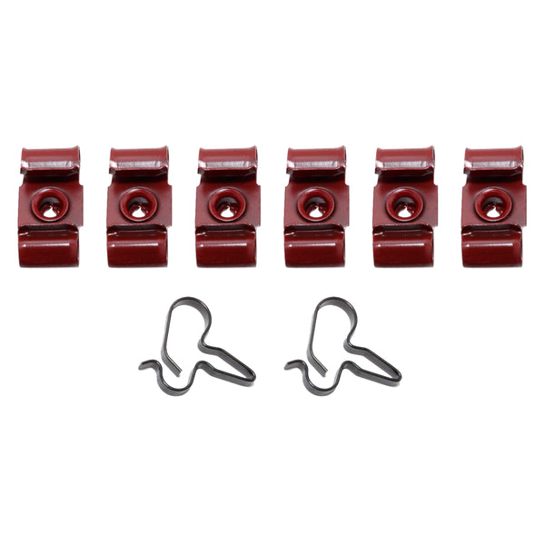 1955-57 GM Full Size, Impala Brake & Fuel Line Clip Kit 8pc