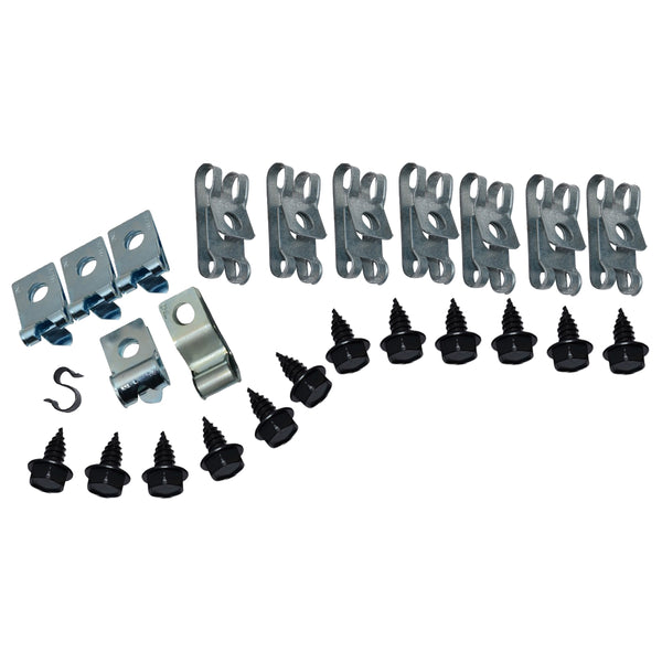 1977-89 Chevrolet Full Size, Impala Brake Line Clip Kit 25pc