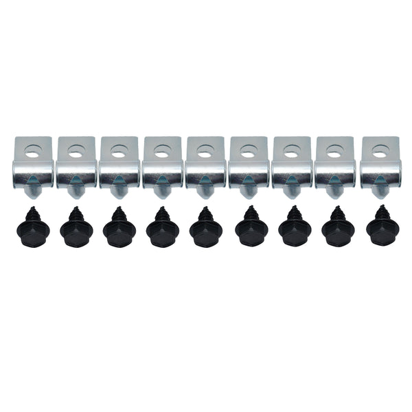 1971-76 GM Full Size, Impala 3/8" Fuel Line Clip Kit - No Return Line 18pc
