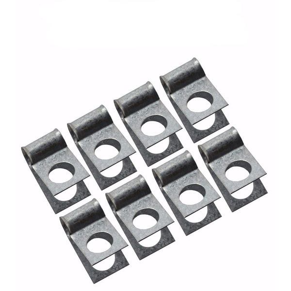 3/16" Single R Style Clips, 8 Pack