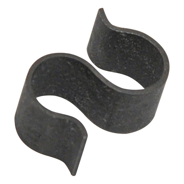 Brake and Fuel Line Clamp 1/4" & 1/4" S Clip Black Phosphate 1pc