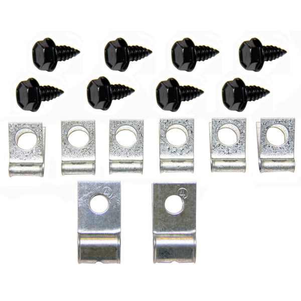 1962-67 Chevrolet Nova Brake Line Clip Kit For Disc Brake Conversion Line Kit 16pc