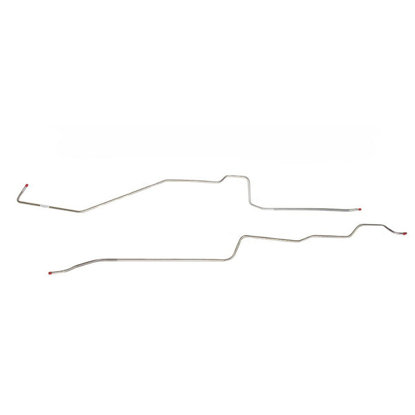 1969 Chevrolet Nova SS (PS Routing) 3/8" Main Fuel Lines 2pc, OE Steel