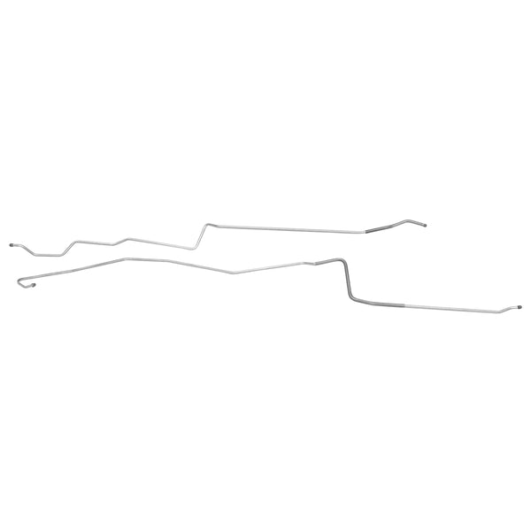 1971-72 Chevrolet Nova SS (PS Routing) 3/8" Main Fuel Lines 2pc, OE Steel