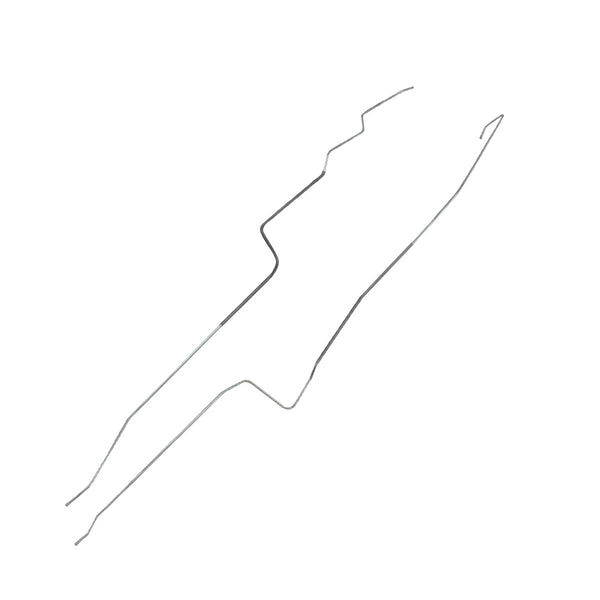 1971-72 Chevrolet Nova SS 1/4" Fuel Return Lines 2pc, OE Steel