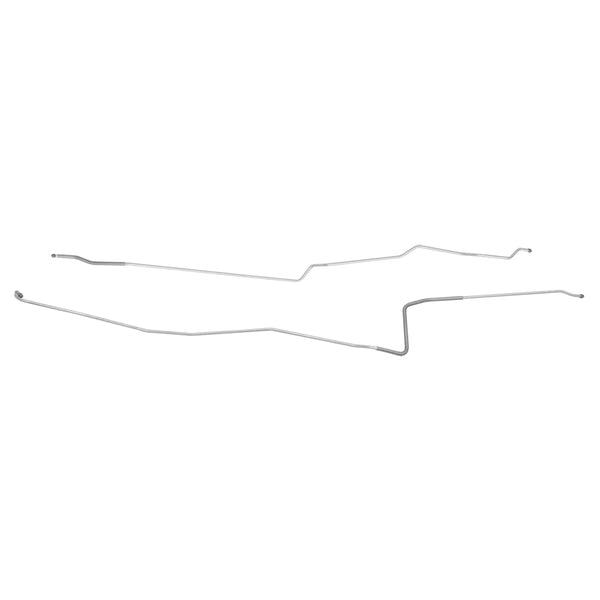1973-74 Chevrolet Nova/SS (PS Routing) 3/8" Main Fuel Lines 2pc, OE Steel