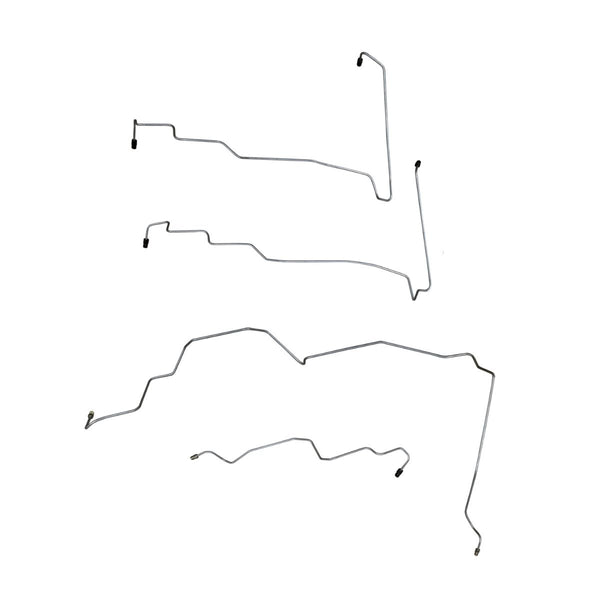 2003-06 Chrysler/Dodge Sebring/Stratus Four-Door 108" WB Front Disc/Rear Drum w/o ABS Front Brake Line Kit 4pc, OE Steel