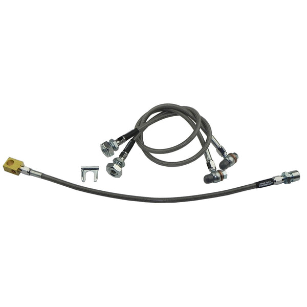 1973-78 Chevrolet GMC 4wd 1/2-3/4 ton 3pc Stainless Brake Hose Kit