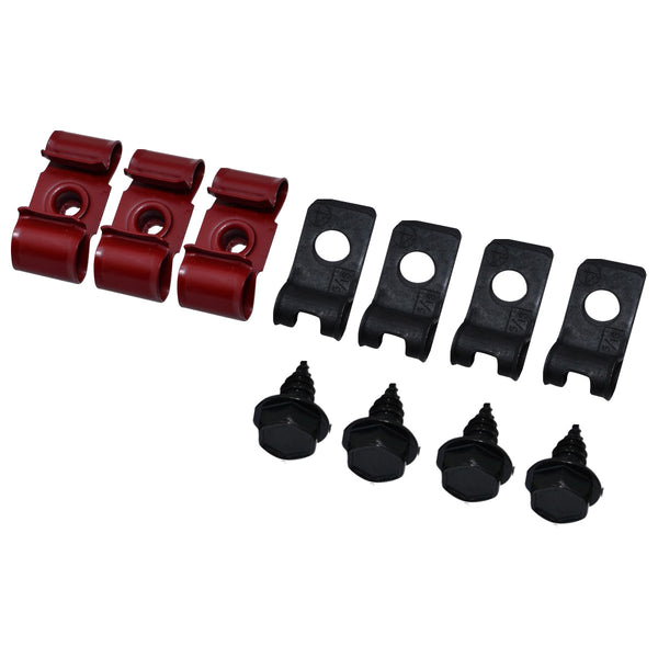 1960-66 Chevrolet GMC Truck 2wd 3/4 ton Brake Line Clip Kit 11pc