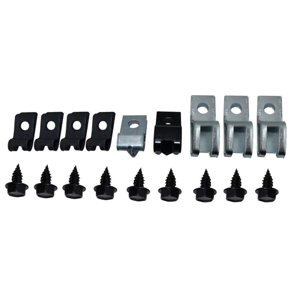 1981-87 Chevrolet Truck 4wd Brake Line Clips w/Fuel Return 18pc