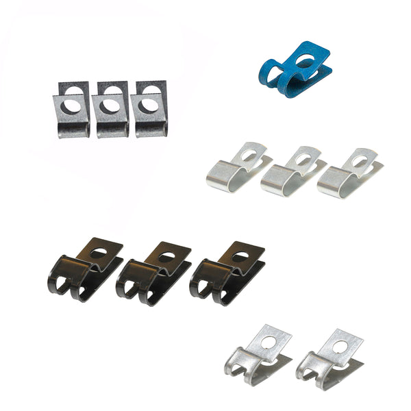 1971-72 Chevrolet GMC K20 K25 K2500 Brake And Fuel Line Clip KIt 12pc