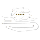 1966 Chevrolet GMC C10 Truck Dual Master Conversion Complete Power Drum Line Kit Long bed, 10pc, OE Steel