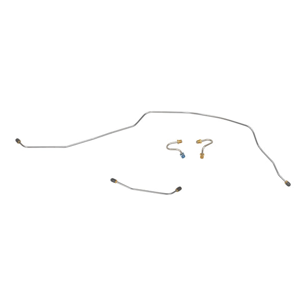 1967 Chevrolet Suburban 2wd Complete Manual Drum Brake Line Kit 9pc, 3/4 ton, OE Steel