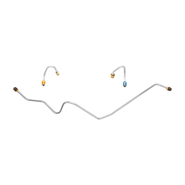 1968-69 Chevrolet Suburban 2wd Complete Power Drum Brake Line Kit 9pc, 3/4 ton, OE Steel