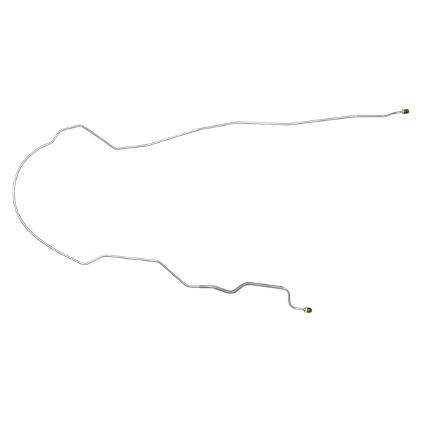 1971-72 Chevrolet GMC Truck 2WD 1/2 & 3/4 Ton Shortbed Leaf Rear Front to Rear Brake Line 1pc, OE Steel
