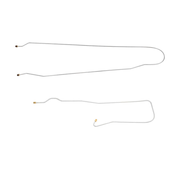 1972 Chevrolet GMC Truck 2WD 1/2 & 3/4 Ton Longbed Coil Rear Front to Rear Brake Lines 2pc, OE Steel