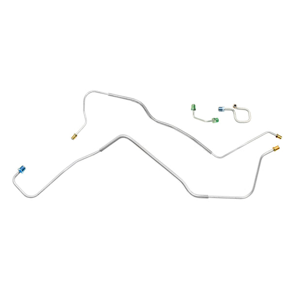 1971 Chevrolet GMC Truck 2WD 1/2-Ton Power Disc M/C Line Kit 4pc, OE Steel