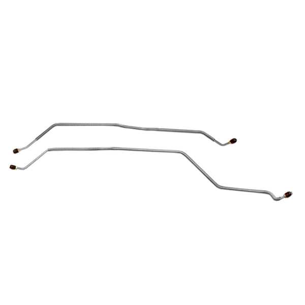 1972 Chevrolet GMC Truck 2WD 3/4-Ton Coil Rear Axle Brake Lines 2pc, OE Steel