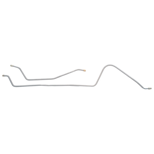 1971 Chevrolet/GMC Truck 2WD 3/4-Ton 1/4" Leaf Rear Axle Brake Lines 2pc, OE Steel