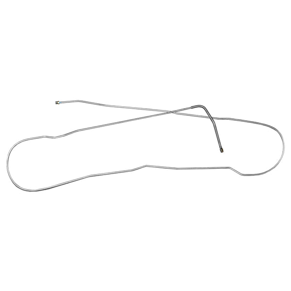 1972 Chevrolet/GMC Truck 4WD 1/2, 3/4-Ton Shortbed Leaf Rear Front to Rear Brake Line 1pc, OE Steel