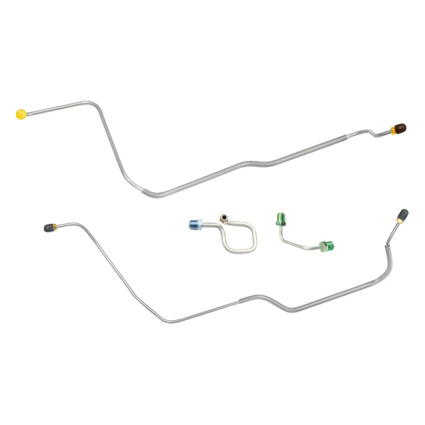 1972 Chevrolet/GMC Truck 2WD 1/2-Ton Power Disc M/C Line Kit 4pc, OE Steel