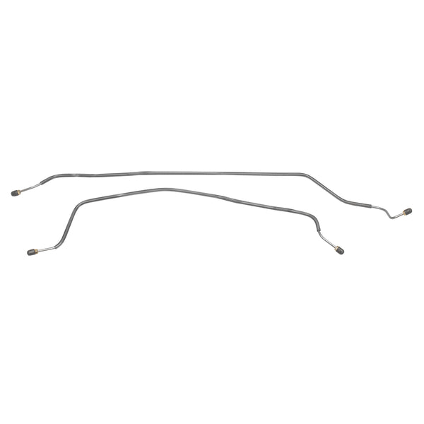 1973-80 Chevrolet GMC Truck 4WD 1/2-Ton Six Lug Standard Rear Axle Brake Lines 2pc, OE Steel