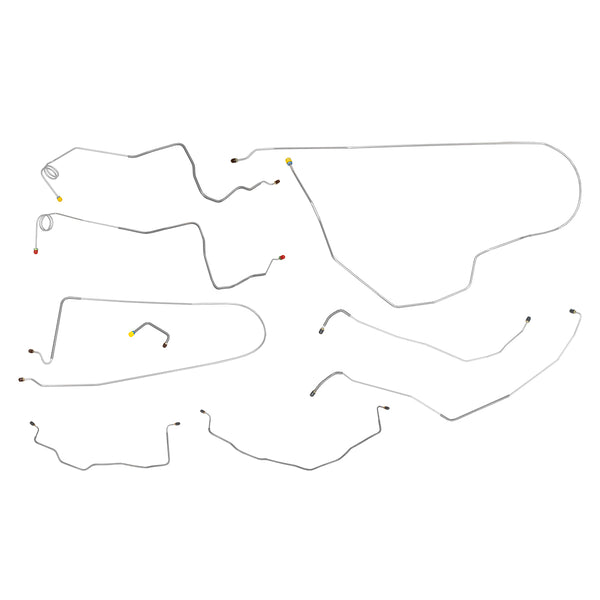 1981-87 Chevrolet GMC Truck 4WD 1-Ton Std. Cab Longbed Dually w/Load Valve 9pc, OE Steel