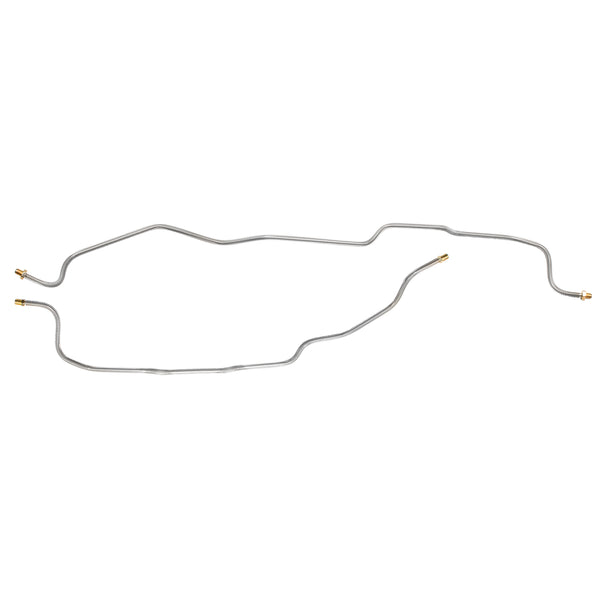 1988-1989 Chevrolet GMC Truck Dually 1 Ton Standard Extended Cab Longbed Rear Axle Brake Line Kit 2pc OE Steel