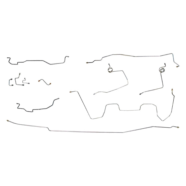 1990-94 Chevrolet/GMC Truck 2wd Power Disc Brake Line Kit 3/4 ton, Shortbed 11pc, OE Steel