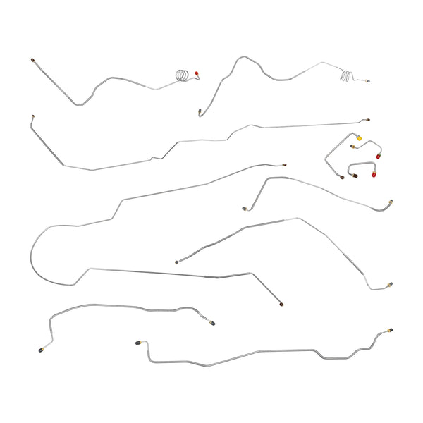 1990-1991 Chevrolet GMC Suburban 2wd Complete Power Disc Brake Kit 1/2 Ton 11pc, OE Steel