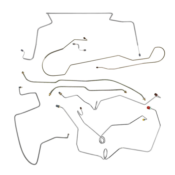 1991 GMC Syclone AWD Four-Wheel ABS Brake Line Kit 11pc OE Steel