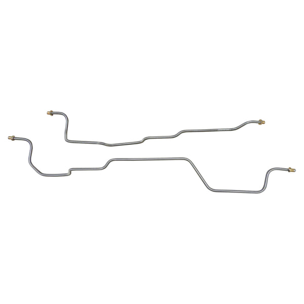 1995-98 Chevrolet GMC Truck 2WD 1/2-Ton 3/16" Rear Axle Lines 2pc, OE Steel